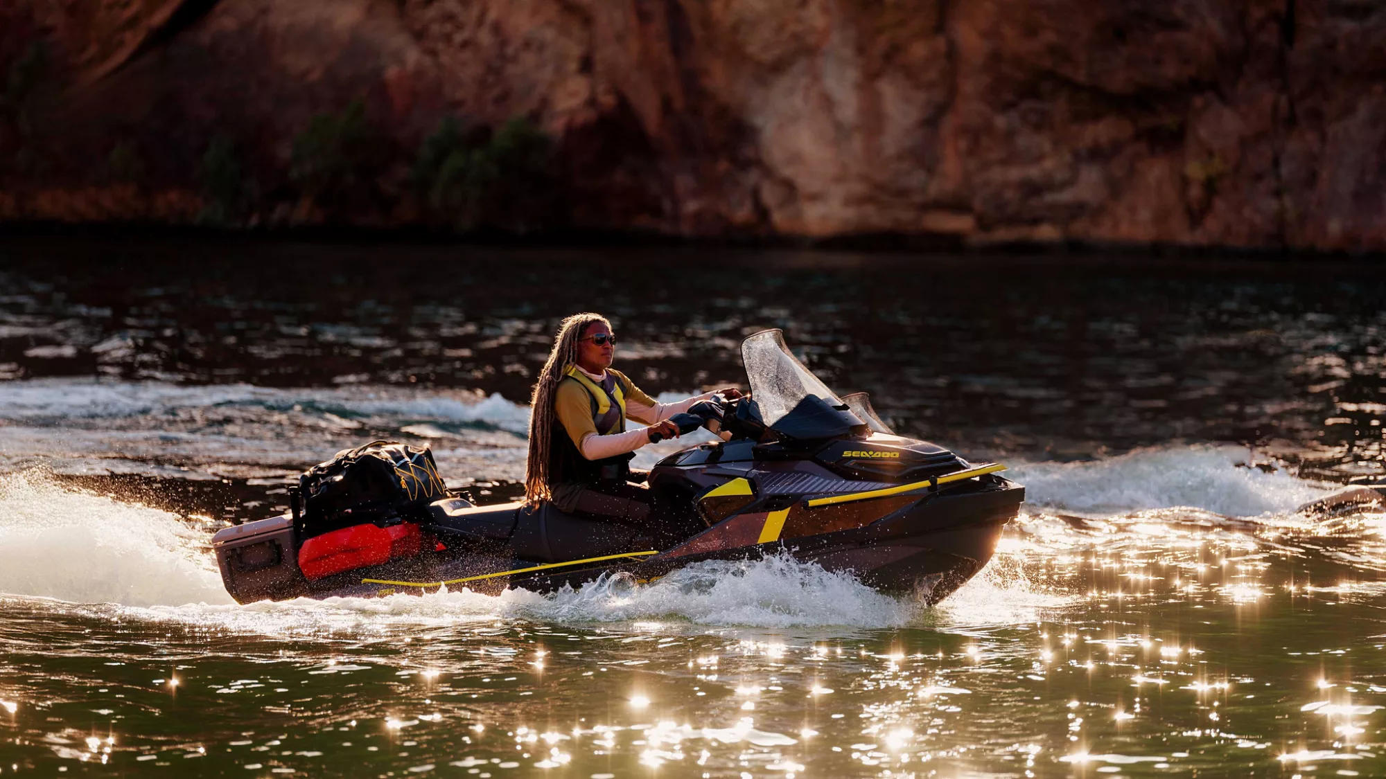 Couple on the Sea-Doo Spark