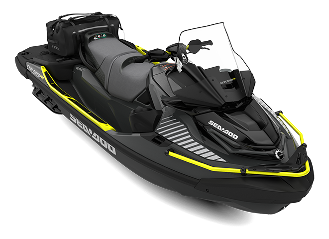 2026 Sea-Doo Explorer Pro 170 personal watercraft with Iceland Grey colors