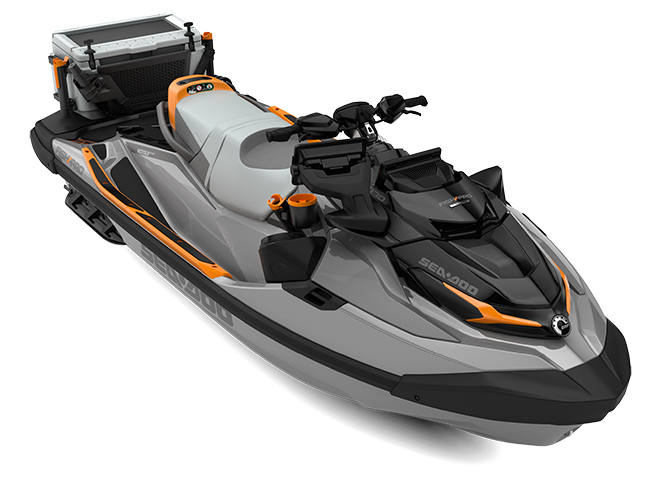 2026 Sea-Doo FishPro Trophy 170 with Shark Grey / Orange Crush colors