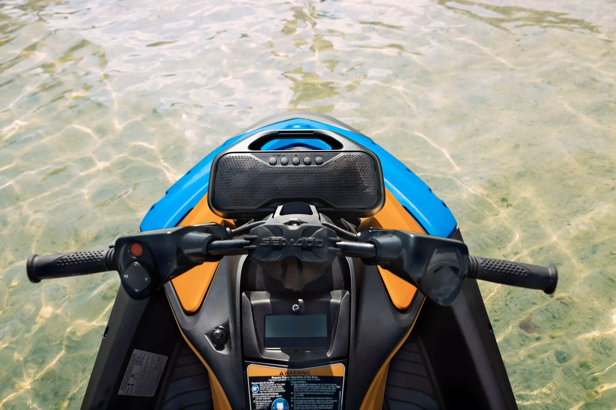 Side view of the Sea-Doo Spark in Dragon Red